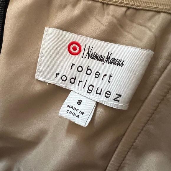 Robert Rodriguez Neiman Marcus for Target 8 black lace boned strapless dress. - Picture 5 of 7